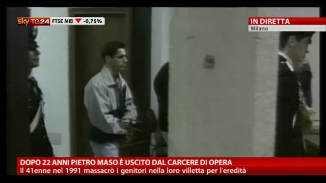 Maso esce dal carcere di Opera dopo 22 anni