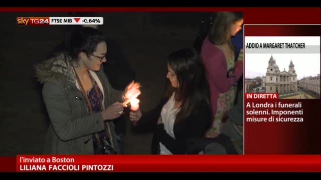 Boston, la veglia di preghiera per le vittime dell'attentato