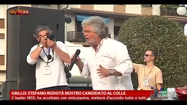 Grillo: Stefano Rodotà nostro candidato al Colle