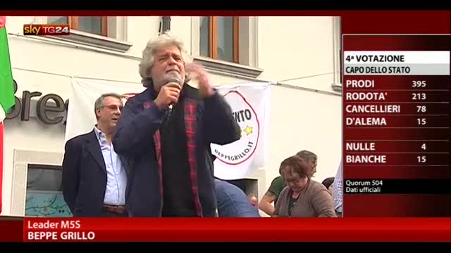 Beppe Grillo: PD e PDL si sono sempre passati la borraccia