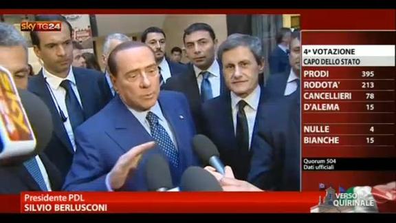 Quirinale, Berlusconi: "Votiamo solo un nome condiviso"
