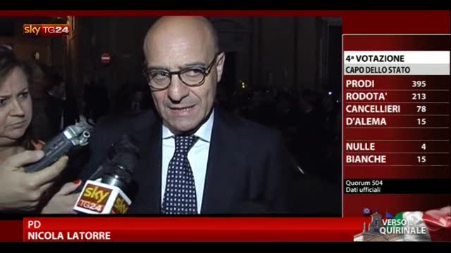 Dimissioni Bersani, Latorre: "Formalizzate dopo votazioni"