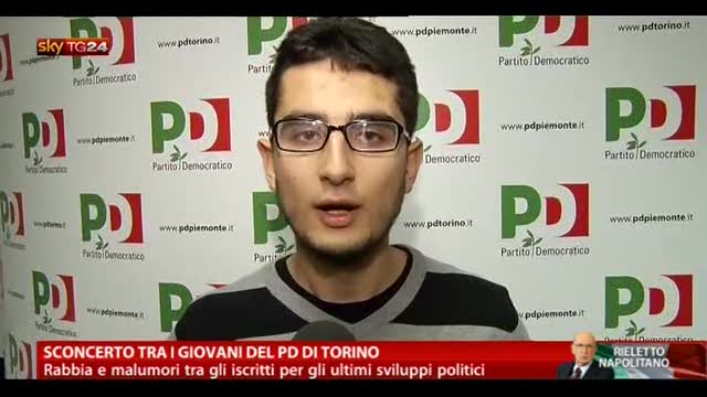 Sconcerto tra i giovani del PD di Torino