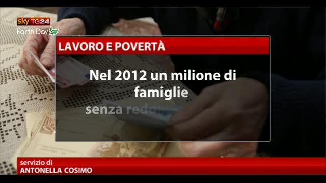 Crisi, ISTAT, un milione di famiglie senza redditi da lavoro