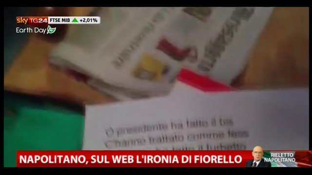 Napolitano, sul web l'ironia di Fiorello