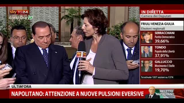 Berlusconi a SkyTG24: l'Italia oggi non è Paese governabile