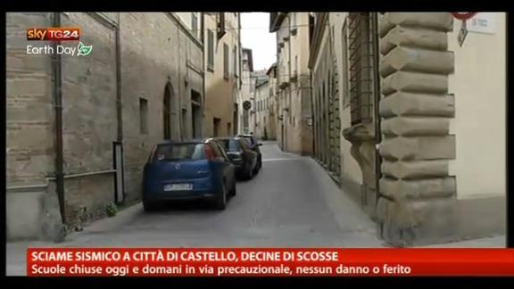 Sciame sismico a Città di Castello, decine di scosse