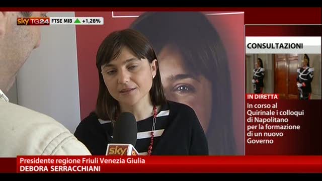 Serracchiani: "Solo Renzi in questo momento nome vincente"