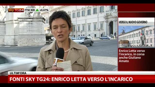 Fonti Sky TG24: Enrico Letta verso l'incarico