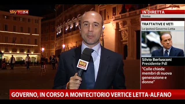 Governo, in corso a Montecitorio vertice Letta-Alfano