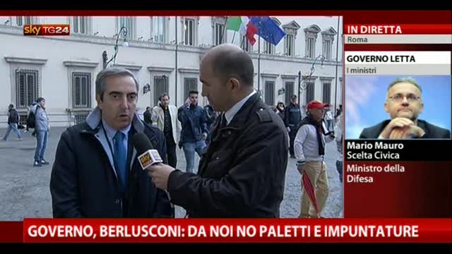 Governo Letta, Gasparri: Bersani ha fatto danno all'Italia