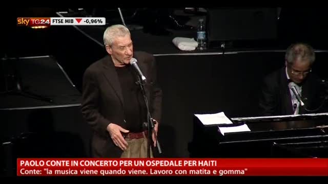 Paolo Conte in concerto per un ospedale per Haiti