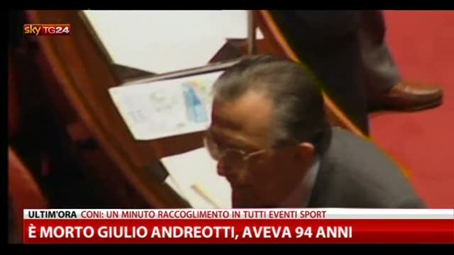 Andreotti, ex deputato Sanza: si è portato via molti segreti