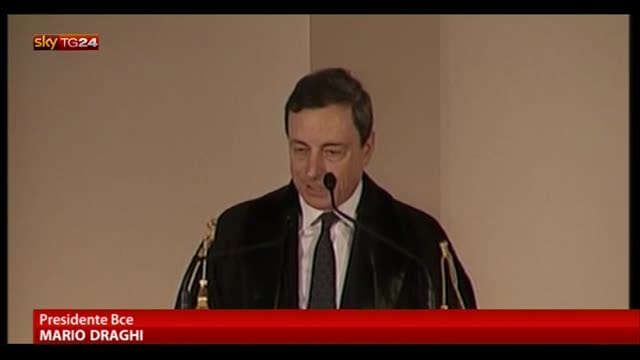 Draghi: da disoccupazione rischi proteste distruttive