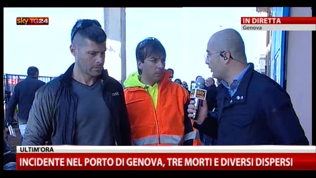 Incidente Porto Genova, la testimonianza di due lavoratori