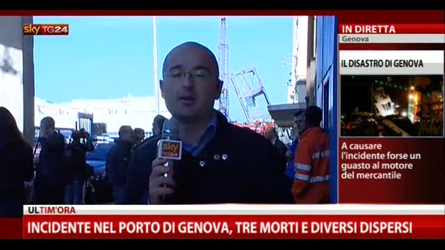 Incidente Porto di Genova, tre morti e diversi feriti