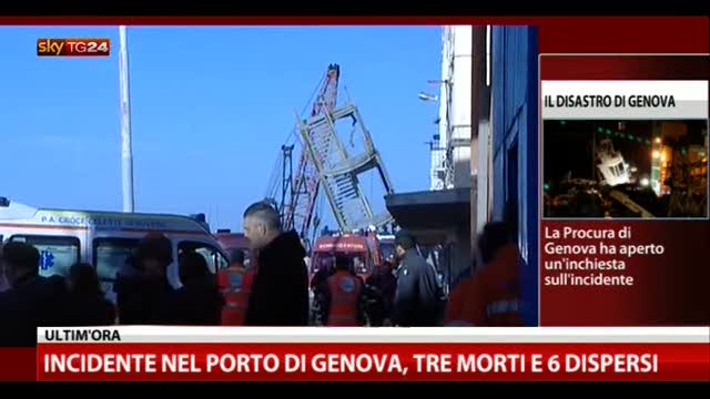 Incidente Porto Genova, parla l'Architetto Vigili del Fuoco