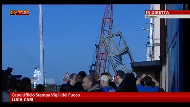 Incidente Porto Genova, parla l'Ufficio Stampa Vigili Fuoco