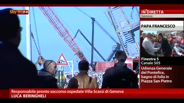Incidente Porto Genova, parla Responsabile Pronto Soccorso