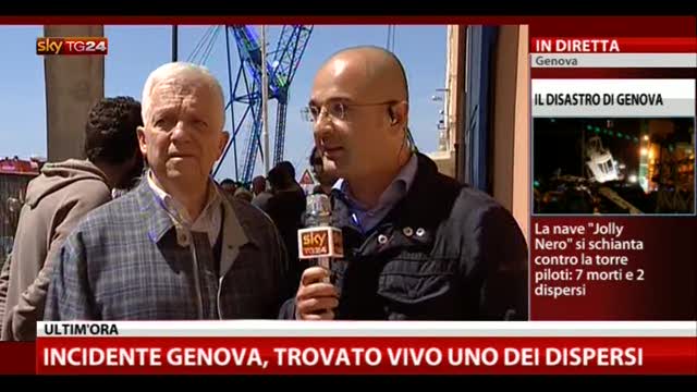 Porto Genova, parla Bruno Prinz, dipendente torre pilota