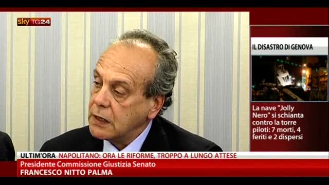 Nitto Palma eletto Presidente Commisione Giustizia Senato