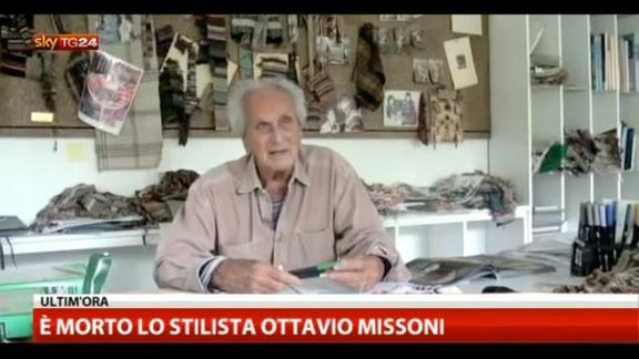 E' morto Ottavio Missoni, aveva 92 anni