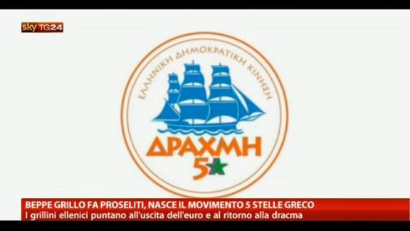 Beppe Grillo fa proseliti, nasce il Movimento 5 Stelle greco
