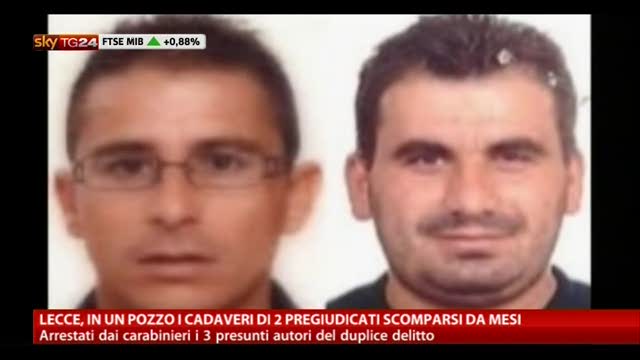 Lecce, in pozzo cadaveri di 2 pregiudicati scomparsi da mesi