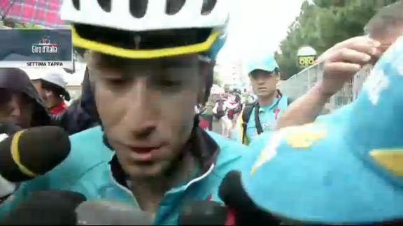 7a tappa Giro d'Italia, le parole di Vincenzo Nibali