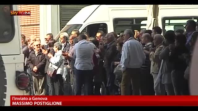 Disastro Genova, aperta camera ardente per le otto vittime