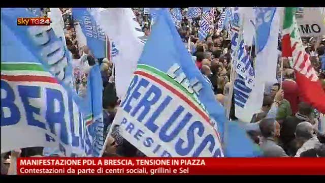 Manifestazione PDL, Berlusconi: giustizia vuole eliminarmi
