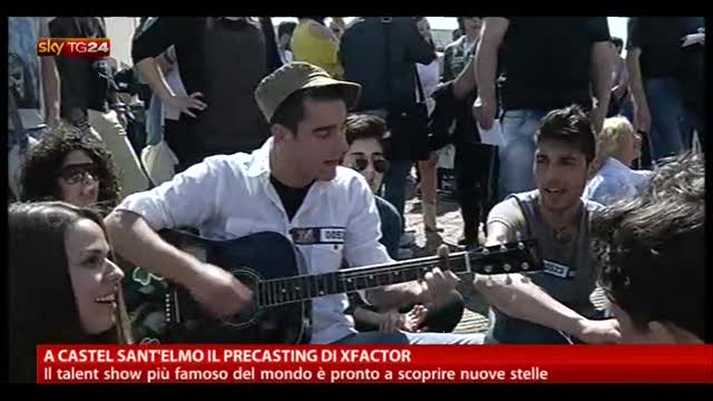A Castel Sant'Elmo il precasting di X-Factor