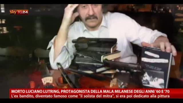 Morto Luciano Lutring, protagonista della mala milanese
