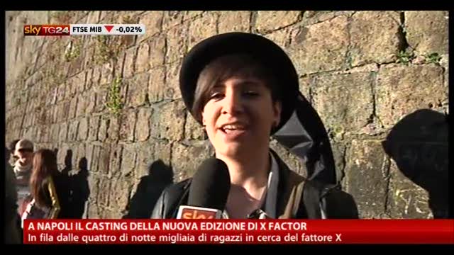 A Napoli il casting della nuova edizione di X Factor