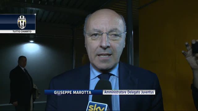Juventus, Marotta: "E' stato tutto chiarito"