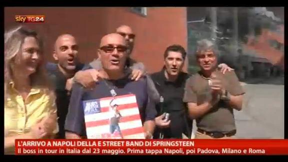 L'arrivo a Napoli della street band di Springsteen