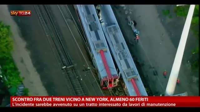 Scontro fra due treni vicino a New York, almeno 60 morti