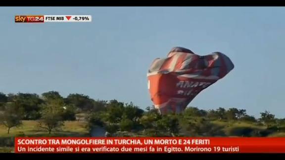 Scontro tra mongolfiere in Turchia, un morto e 24 feriti