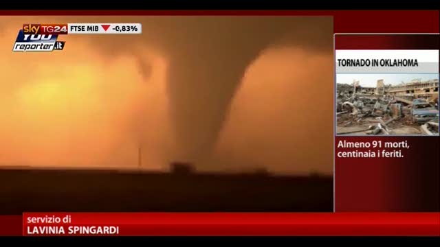Tornado a Oklahoma City, 91 vittime e 200 feriti