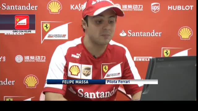 Gp Monaco, giro sul circuito con Felipe