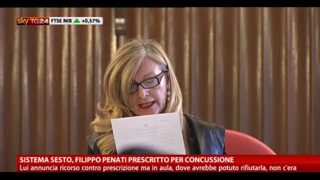 Sistema Sesto, Filippo Penati prescritto per concussione