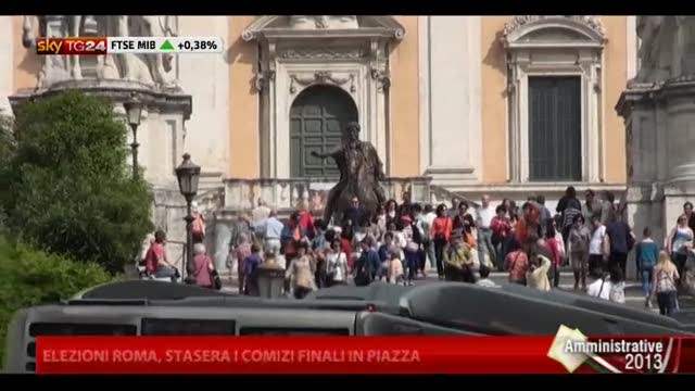 Elezioni Roma, stasera i comizi finali in piazza