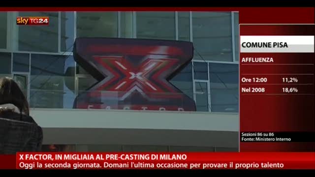 X Factor, in migliaia al pre-casting di Milano