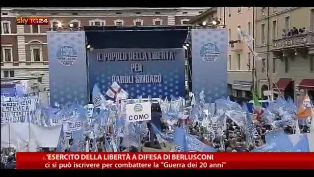 Nasce l'esercito della libertà a difesa di Berlusconi
