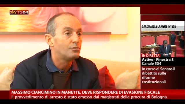 Massimo Ciancimino in manette per evasione fiscale