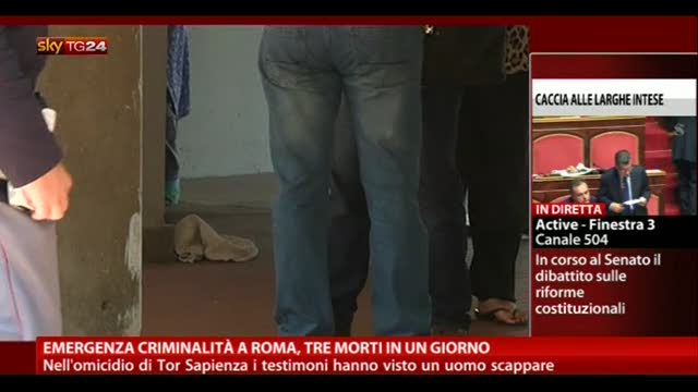 Emergenza criminalità a Roma, tre morti in un giorno