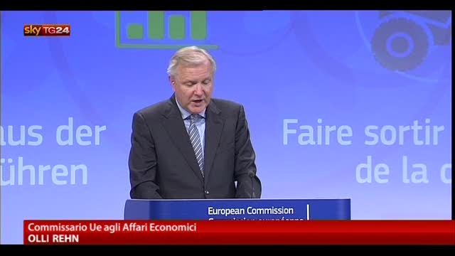 Rehn: necessario che Italia prosegua con riforme strutturali