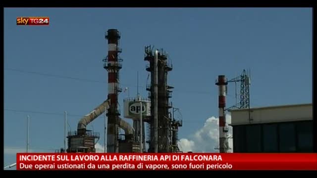Incidente sul lavoro alla raffineria API di Falconara