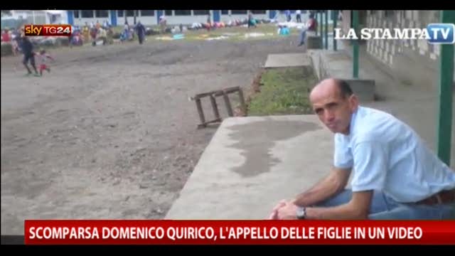Scomparsa Domenico Quirico, l'appello delle figlie in video