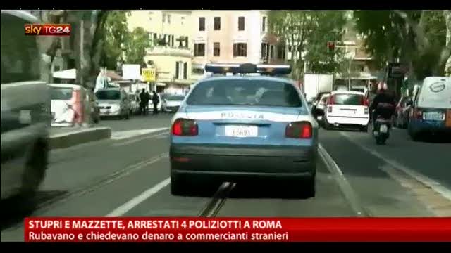 Stupri e mazzette, arrestati 4 poliziotti a Roma